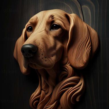 3D model The Spanish Hound dog (STL)